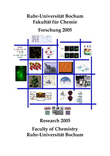 Beispiele aus der Forschung - Faculty of Chemistry and ...