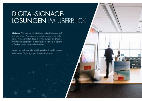 Individuelle Digital-Signage-Lösungen