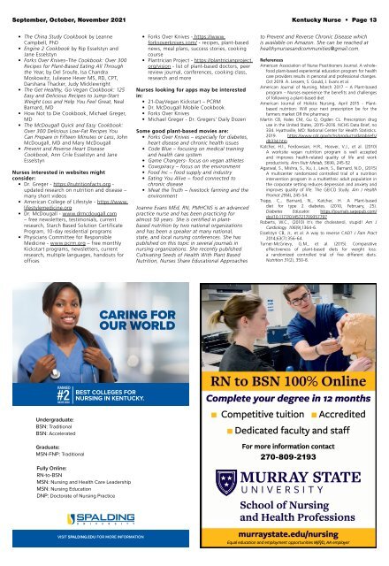 Kentucky Nurse - September 2021