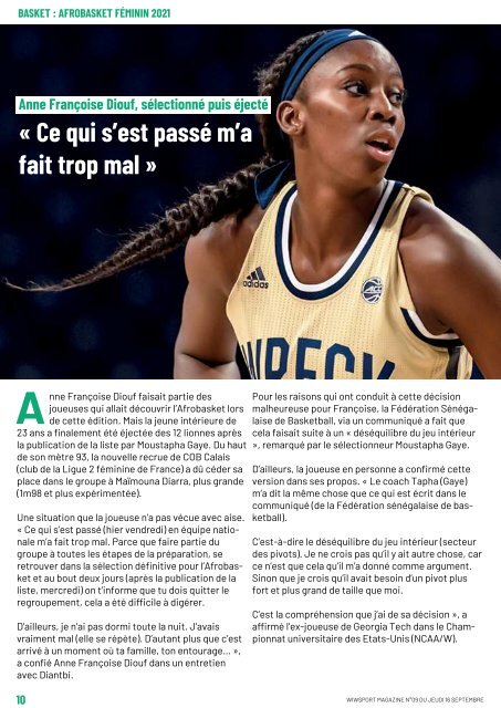wiwsport Magazine n°09 - 16 septembre 2021