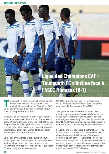 wiwsport Magazine n°09 - 16 septembre 2021