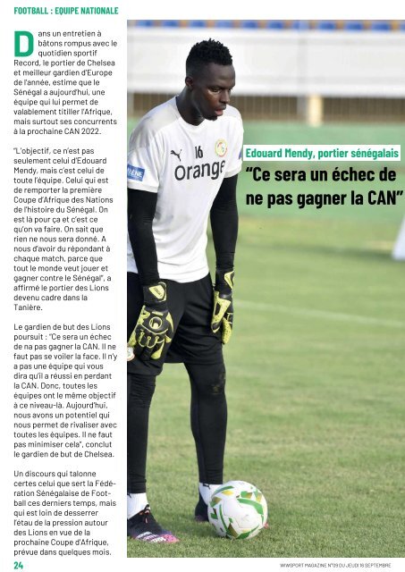 wiwsport Magazine n°09 - 16 septembre 2021
