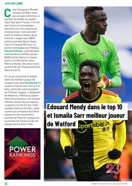 wiwsport Magazine n°09 - 16 septembre 2021