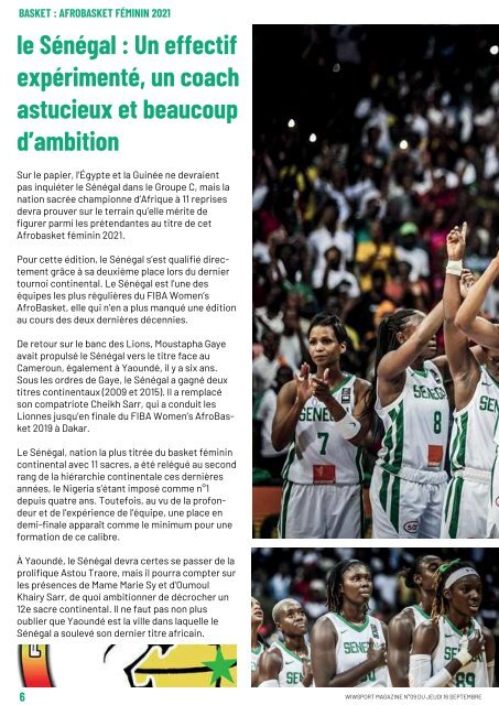 wiwsport Magazine n°09 - 16 septembre 2021