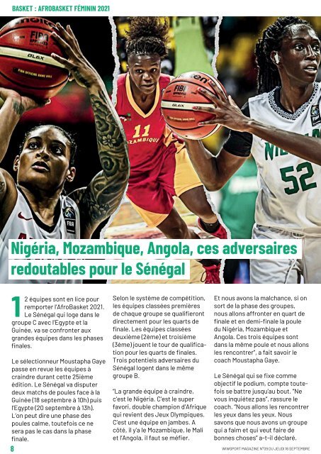 wiwsport Magazine n°09 - 16 septembre 2021