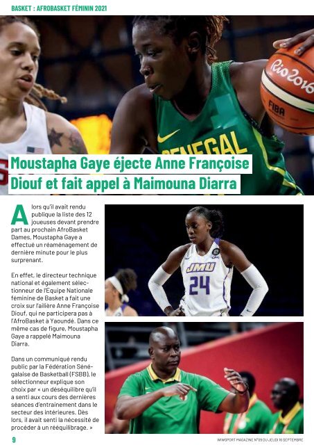 wiwsport Magazine n°09 - 16 septembre 2021