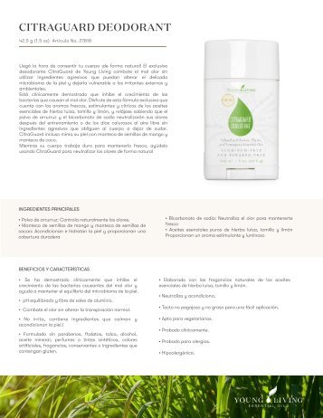 Citraguard Deodorant PIP