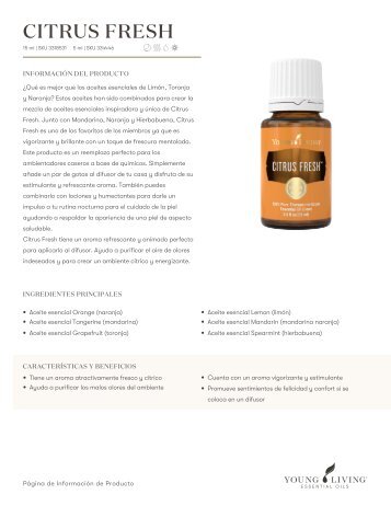Aceite Esencial Citrus Fresh PIP