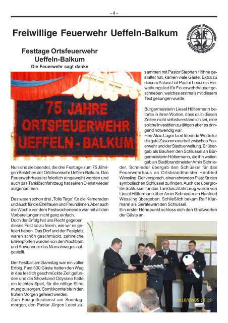 Satire - Herzlich willkommen in Ueffeln-Balkum!