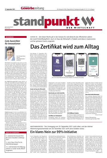 Standpunkt 527, 17. September 2021