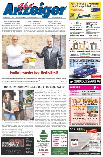 Ihr Anzeiger Bad Bramstedt 37 2021
