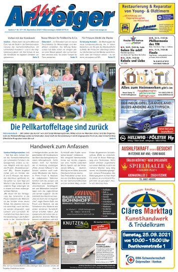 Ihr Anzeiger Itzehoe 37 2021