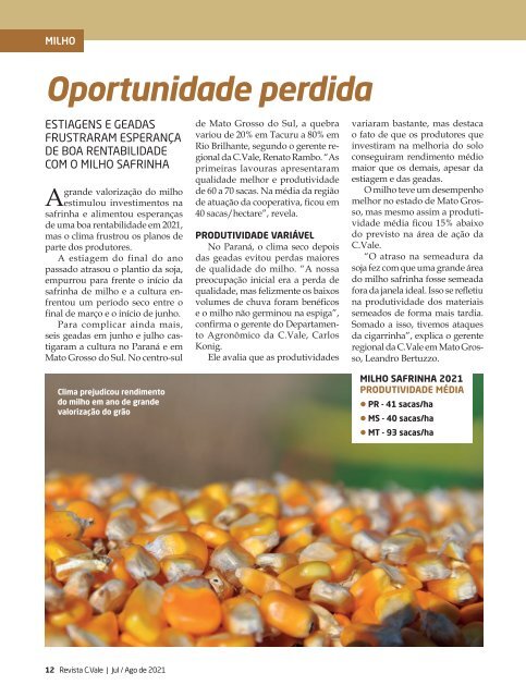 Revista C.Vale Julho/Agosto de 2021