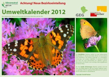 Umweltkalender 2012 - Stadt Werther