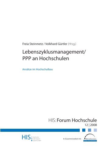 Download Forum Hochschule 12|2008 - Hochschul-Informations ...