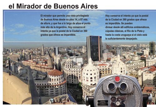 360CC Nº 2 nota 5 Guardianes de nuestro patrimonio- El mirador de Buenos Aires