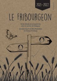Le Fribourgeon 2021-22