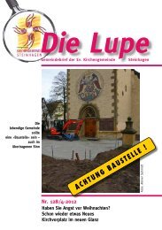 Die Lupe 04/2012 - Evangelische Kirchengemeinde Steinhagen