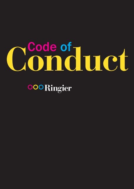 Ringier Code of Conduct DE