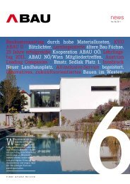 Ausgabe 01/2011 - ABAU NÖ/Wien