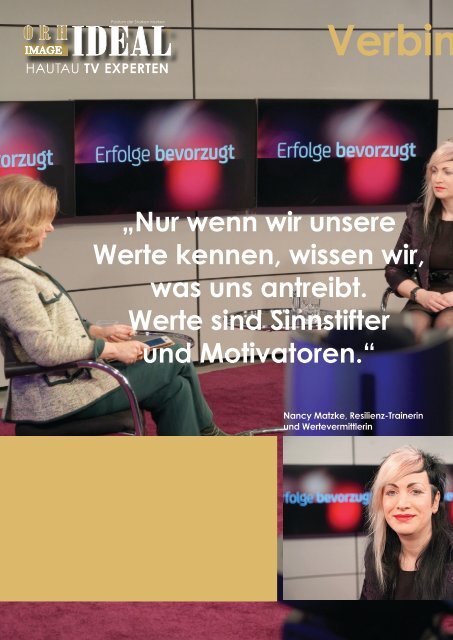 Ingrid Hofmann Sonja Heinrich Hofmann Personal • Orhideal Unternehmerin des Monats Oktober 2021 SONDEREDITION