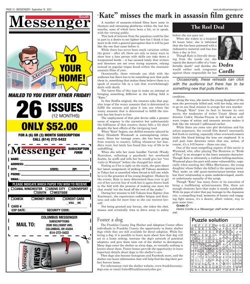 South Messenger - September 19th, 2021