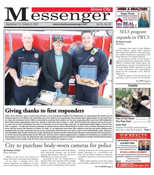 Grove City Messenger - September 19th, 2021