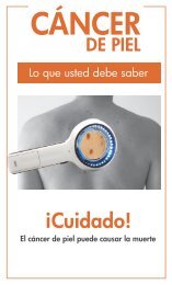 Cáncer de piel, lo que usted debe saber