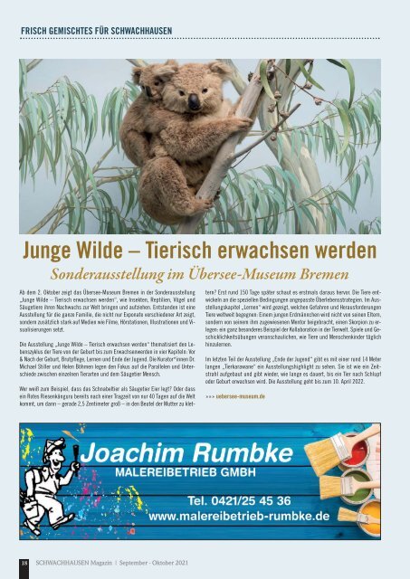 SCHWACHHAUSEN Magazin | September-Oktober 2021