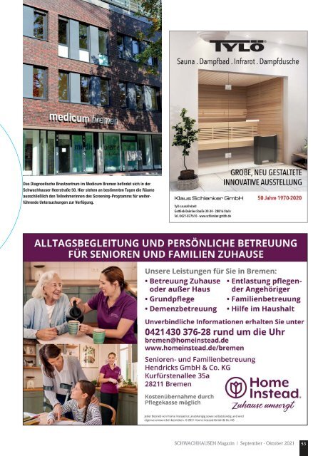 SCHWACHHAUSEN Magazin | September-Oktober 2021