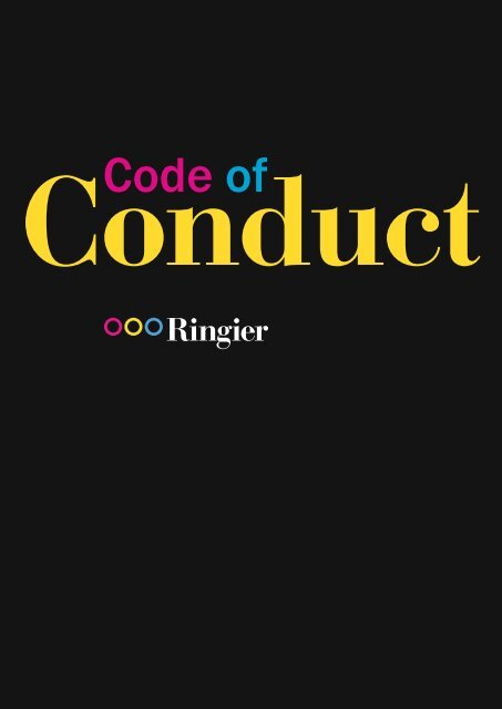 Ringier Code of Conduct EN