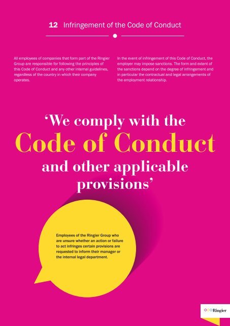 Ringier Code of Conduct EN