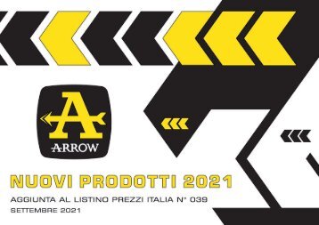 Arrow - nuovi prodotti Settembre 2021