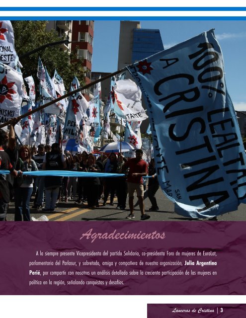 Lanceras de Cristina | Edición Nro. 5 - Septiembre 2021