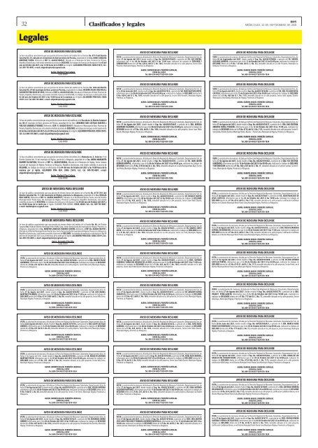 Edición impresa HOY miércoles 22 de septiembre del 2021