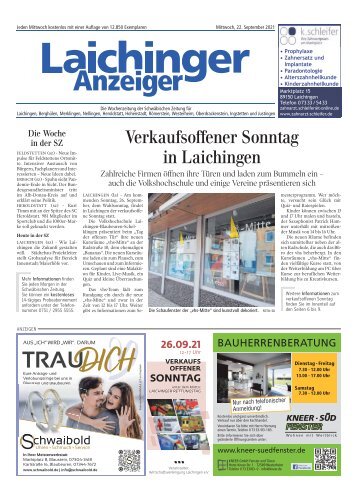 Laichinger Anzeiger 22.09.2021