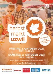 Festführer | Herbstmarkt Uzwil 2021