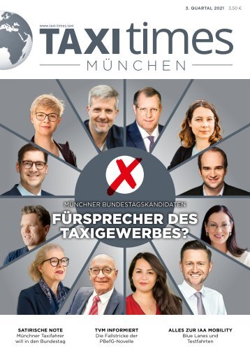Taxi Times München - 3. Quartal 2021