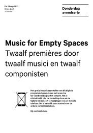 2021 09 23 Music for Empty Spaces