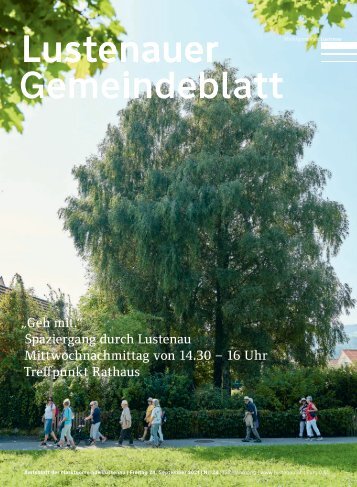 Lustenauer Gemeindeblatt Nr. 38 | Freitag 24. September 2021