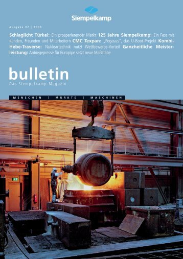 Bulletin 2/ 2008 - Siempelkamp