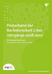 Posterband der Bachelorarbeit 2 des Jahrgangs 2018–2021