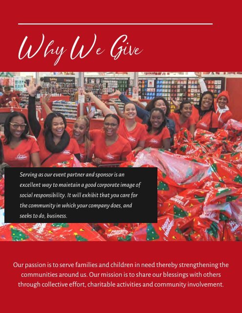 Twelve Days of Christmas, Inc. Atlanta Chapter Sponsorship Packet 2021