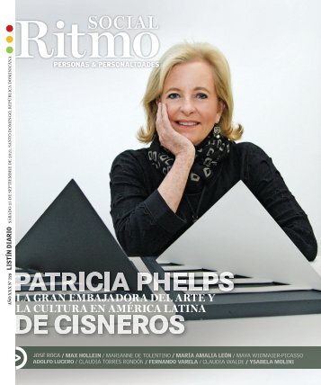 Ritmo Social Septiembre portada Patricia Phelps