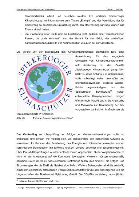 Energie- und Klimaschutzkonzept Spiekeroog