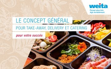 Le concept général - pour take-away, delivery et catering