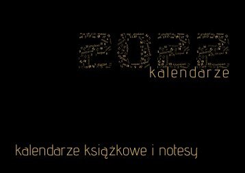 Katalog NOTESY I KALENDARZE KSIĄŻKOWE 2022