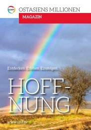 Hoffnung - Ostasiens Millionen Magazin (November 2021)