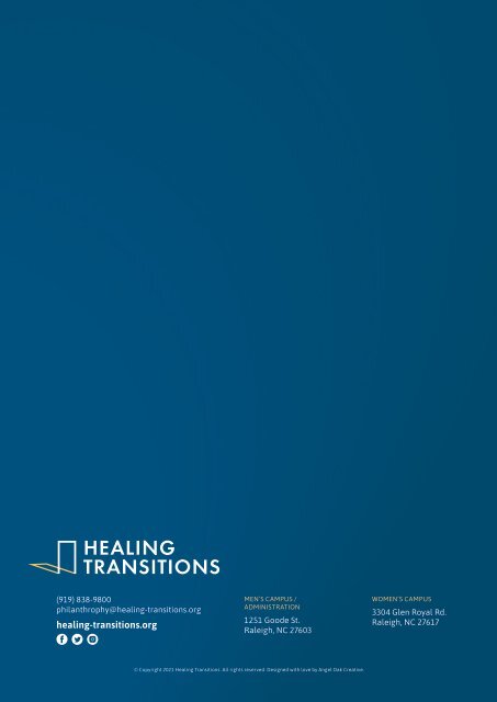 Healing Transitions 20th Anniversary Publication