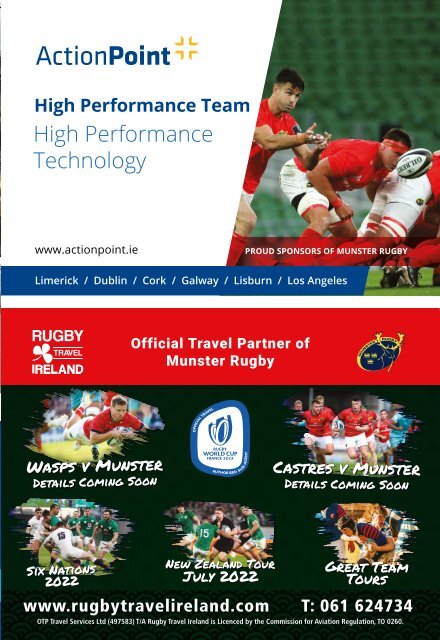 Munster Rugby v Cell C Sharks Match Programme